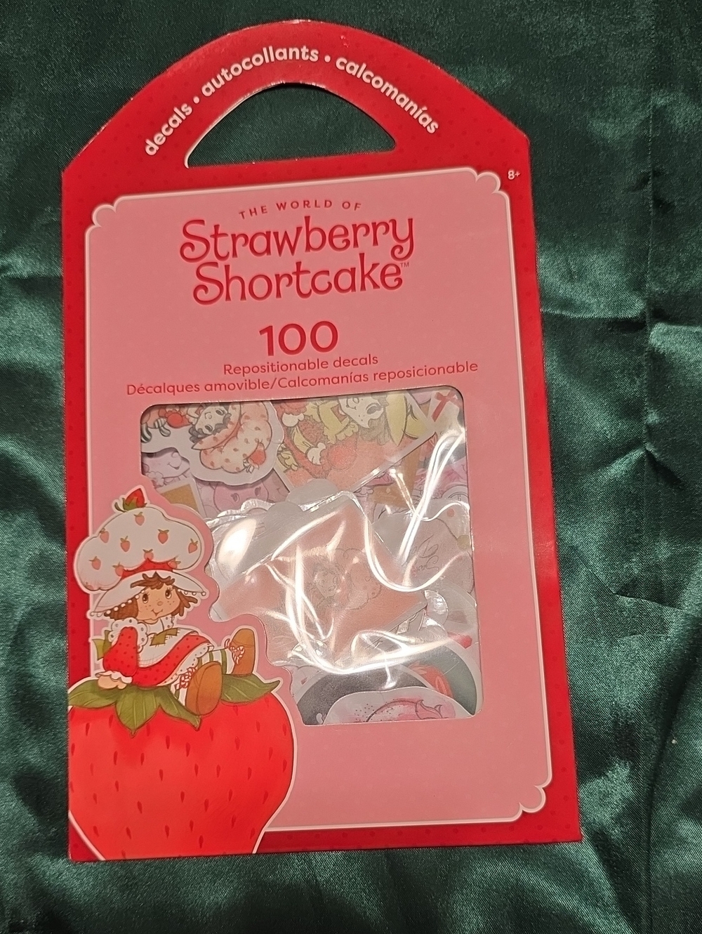 Pink Repositionable Decals - 100 Pack